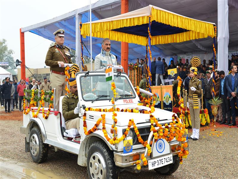   Chief Minister presides over 53rd Statehood day function at Hamirpur