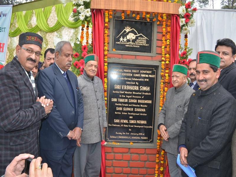 CM launches Rs. 310 crore Forest Eco-system Climate Proofing Project for Chamba & Kangra districts